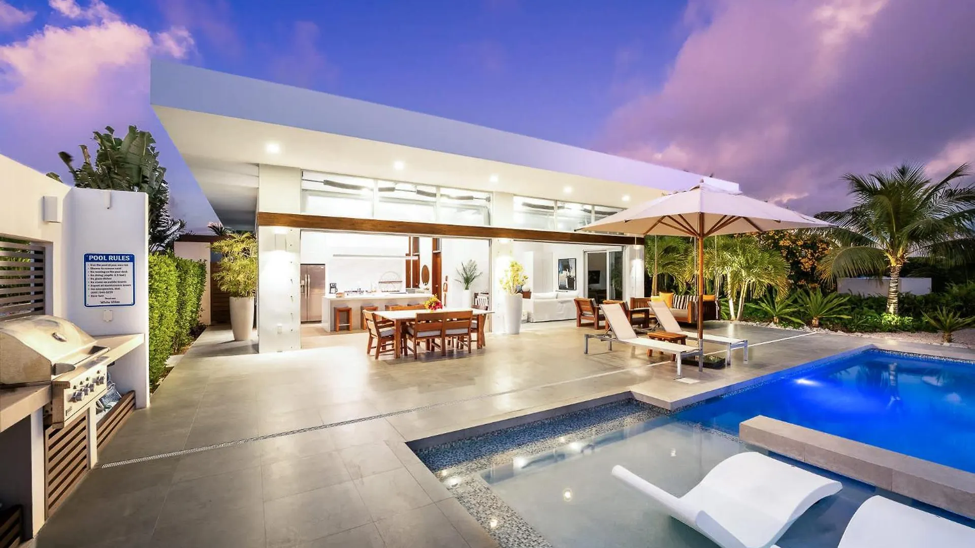 Beachside 2 Bedroom Villa With Pool And Resort Amenities - White Villas - V7 Long Bay
